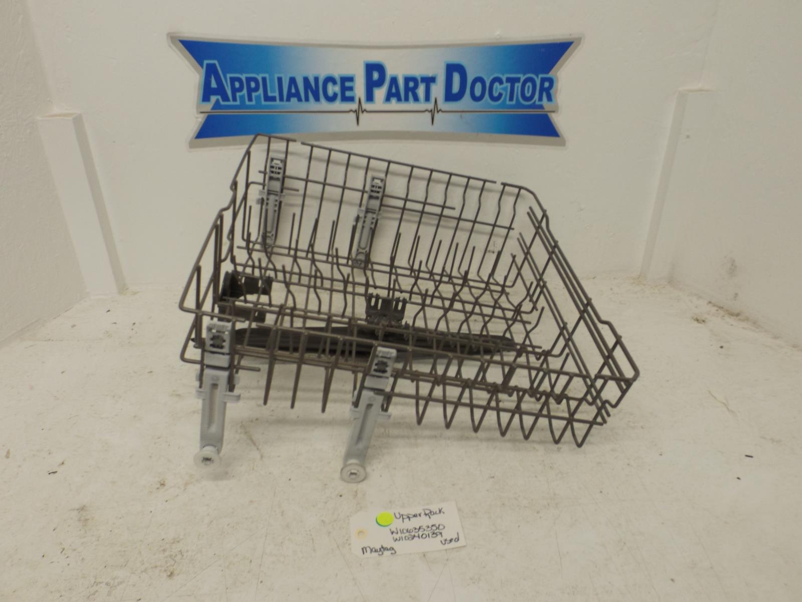 Maytag Dishwasher W10635350 W10240139 Upper Rack Used Maytag Dishwasher W10635350 W10240139 Upper Rack Used